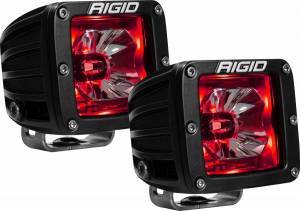 Rigid Industries - LED Pod with Red Backlight Radiance RIGID Industries