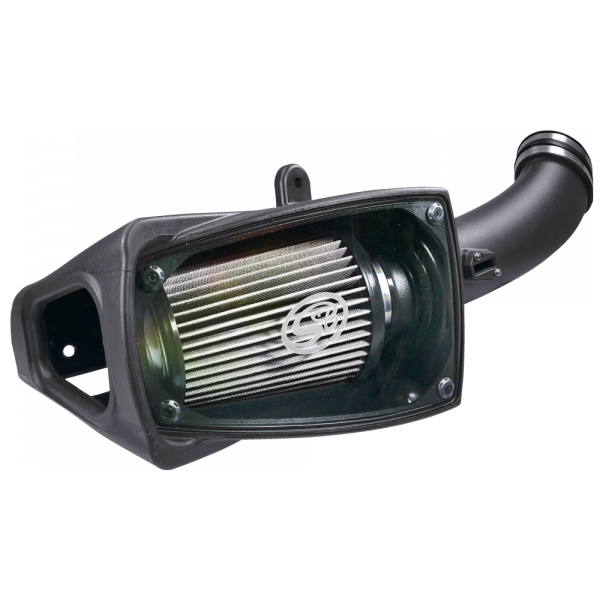S&B - Cold Air Intake For 11-16 Ford F250 F350 V8-6.7L Powerstroke Dry Extendable White S&B