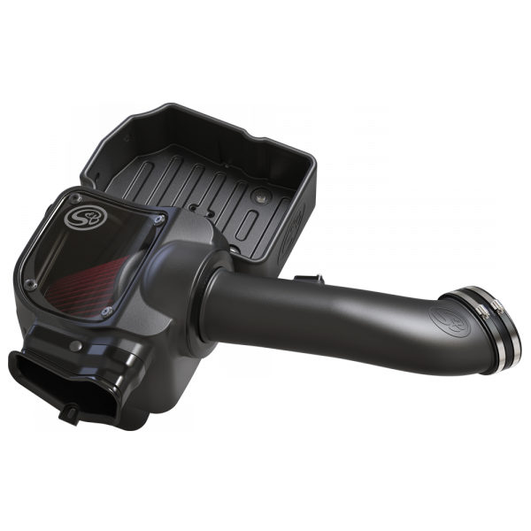 S&B - Cold Air Intake For 17-19 Ford F250 F350 V8-6.7L Powerstroke Cotton Cleanable Red S&B
