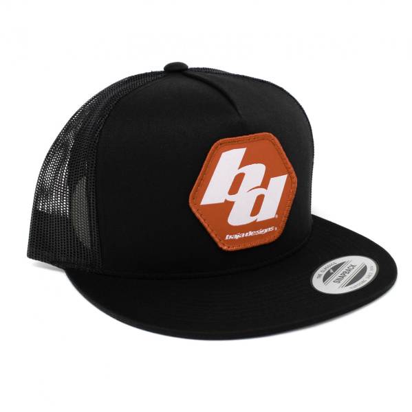 Baja Designs - Baja Designs Flexfit Trucker Hat Black Baja Designs