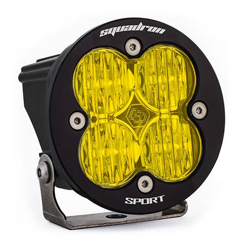 Baja Designs - LED Light Pod Amber Lens Wide Cornering Pattern Each Squadron R Sport Baja Designs