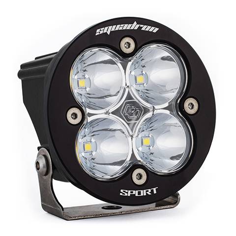 Baja Designs - LED Light Pod Clear Lens Spot Pattern Each Squadron R Sport Baja Designs