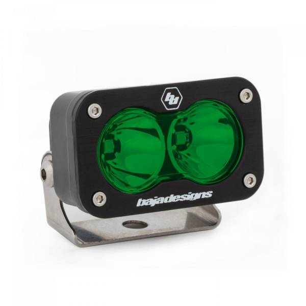 Baja Designs - LED Work Light Green Lens Spot Pattern S2 Sport Baja Designs