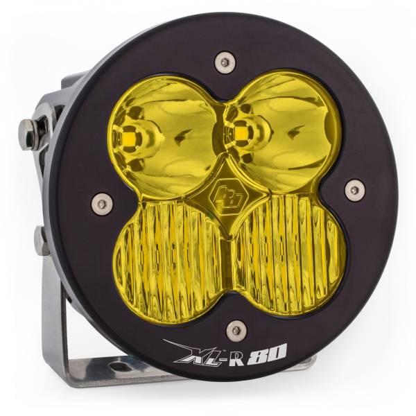 Baja Designs - LED Light Pods Amber Lens Spot Each XL R 80 Driving/Combo Baja Designs