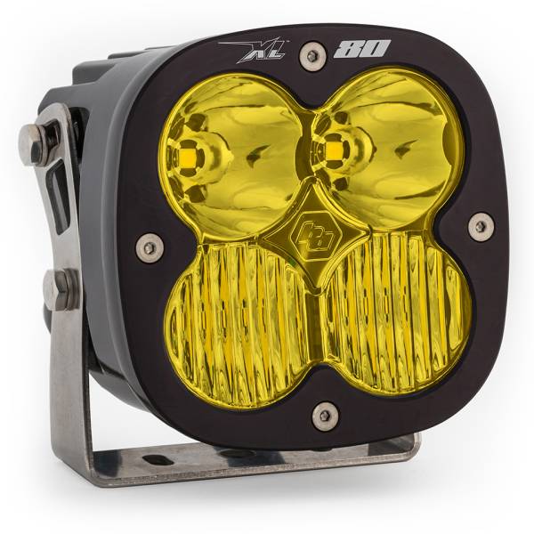 Baja Designs - LED Light Pods Amber Lens Spot Each XL80 Driving/Combo Baja Designs