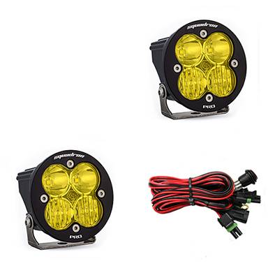 Baja Designs - LED Light Pods Amber Lens Driving/Combo Pair Squadron R Pro Baja Designs