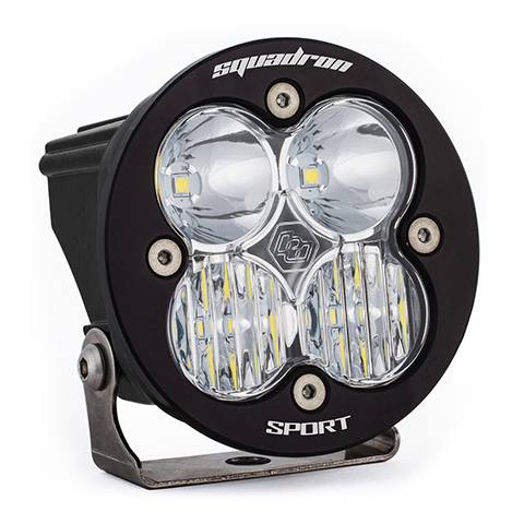 Baja Designs - LED Light Pod Clear Lens Driving/Combo Pattern Each Squadron R Sport Baja Designs