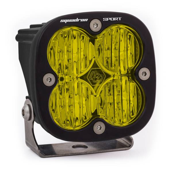 Baja Designs - LED Light Pod Wide Cornering Pattern Amber Black Squadron Sport Baja Designs