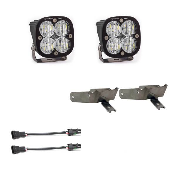 Baja Designs - Super Duty Fog Lights Squadron Pro 99-10 Super Duty Fog Pocket Kit Baja Designs