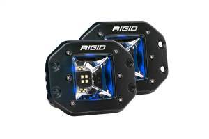 Rigid Industries - Scene Blue Backlight Flush Mount Pair Radiance RIGID Industries