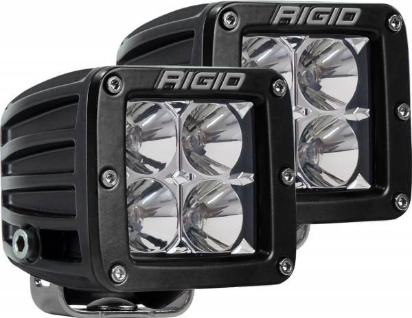 Rigid Industries - Flood Surface Mount Black Pair D-Series Pro RIGID Industries