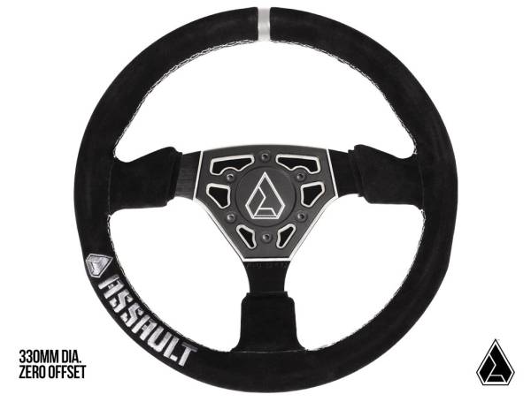 ASSAULT INDUSTRIES - **NEW** Assault Industries Navigator Suede Steering Wheel (Universal)