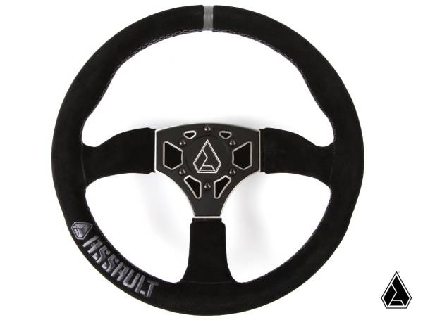 ASSAULT INDUSTRIES - Assault Industries 350R Suede Steering Wheel (Universal)