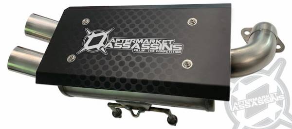 Aftermarket Assassins - AA Stainless Slip-On Exhaust for Polaris General & RZR 1000 S ** Build to Order **