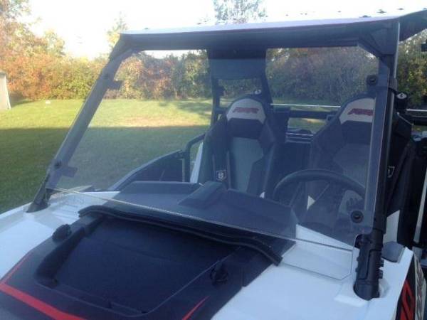 Extreme Metal Products - 2014-18 RZR XP1000, 2015-20 RZR 900, and 2016-20 RZR-S 1000 Hard Coat Full Windshield
