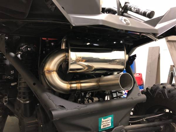 Treal Performance  - Treal Performance 2017-2020 Can-Am Maverick X3 "Quiet Trail" Exhaust System
