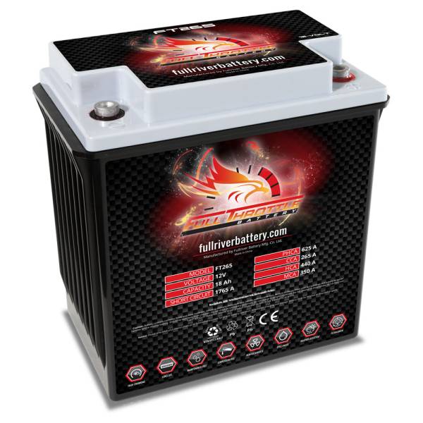 Full Throttle Battery - FT265 High-Performance AGM Battery