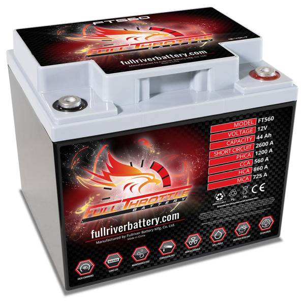 Full Throttle Battery - FT560 High-Performance AGM Battery