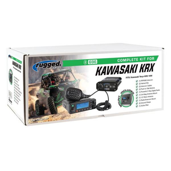 Rugged Radios - Kawasaki Teryx KRX 1000 Complete UTV Communication Kit