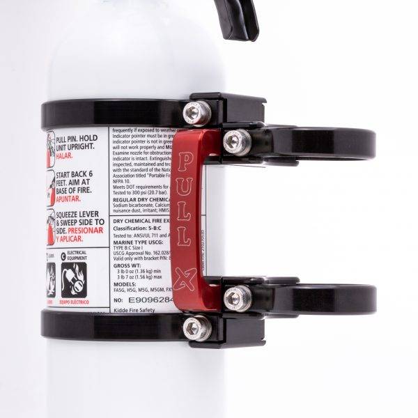 AXIA Alloys - Quick release fire extinguisher mount w/ 2lb extinguisher