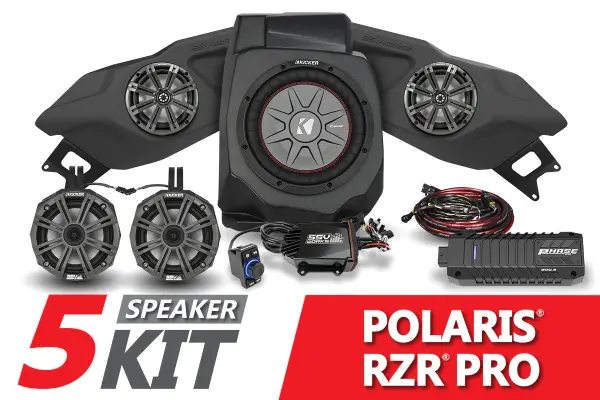 SSV Works  - 2020-2023 Polaris RZR Pro Kicker 5-Speaker Plug-&-Play System