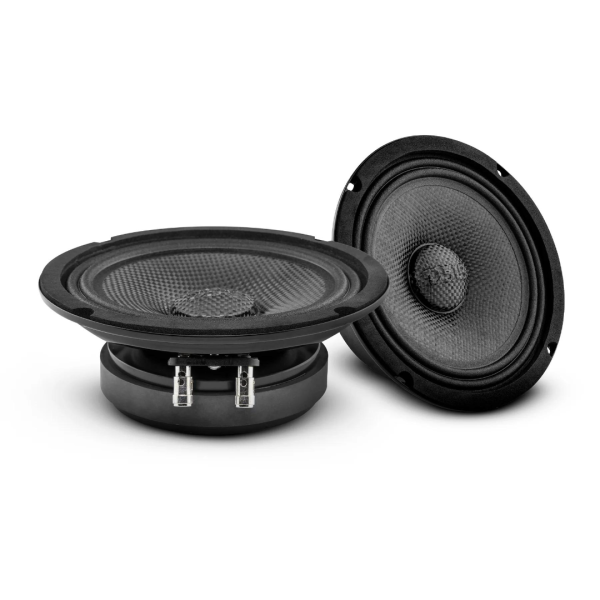 DS18 Audio - DS18 PRO-CF6.4SL PRO 6.5" Slim Carbon Fiber Water resistant Cone Mid-Bass Loudspeaker 500 Watts Max 4-Ohm