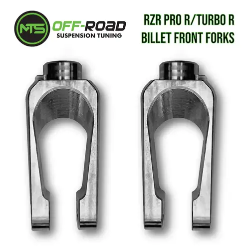 MTS OFF-ROAD SUSPENSION - Polaris RZR Pro R/Turbo R Billet Front Shock Forks - Set of 2