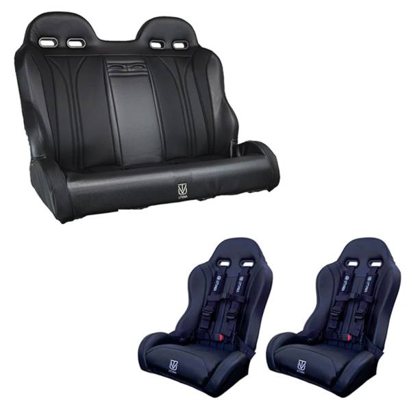 UTVMA - RZR 1000 Rear Bench Seat and Front Bucket Seats Set