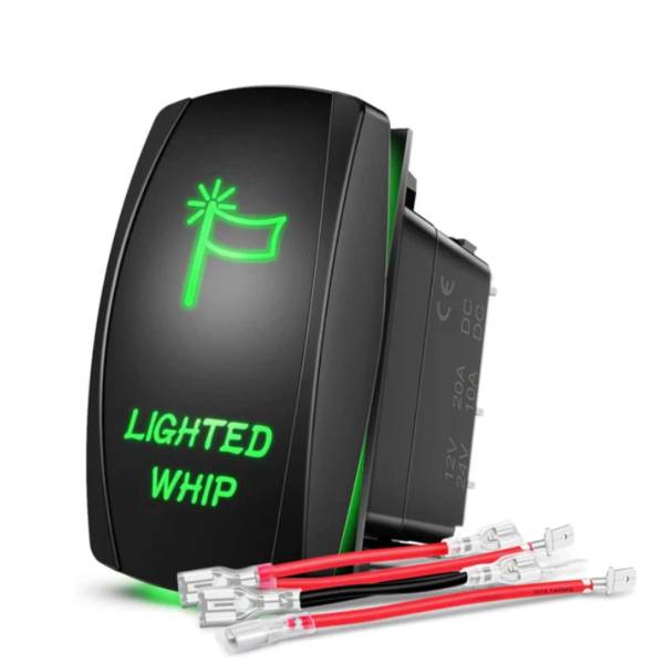 Light Em Up Whips - Lighted Rocker Switch