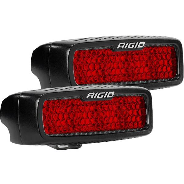 Rigid Industries - Diffused Rear Facing High/Low Surface Mount Red Pair SR-Q Pro RIGID Industries