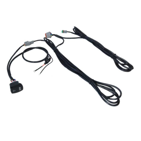 Rear Light Bar Store - Chase Light Wire Harness with Rocker Switch