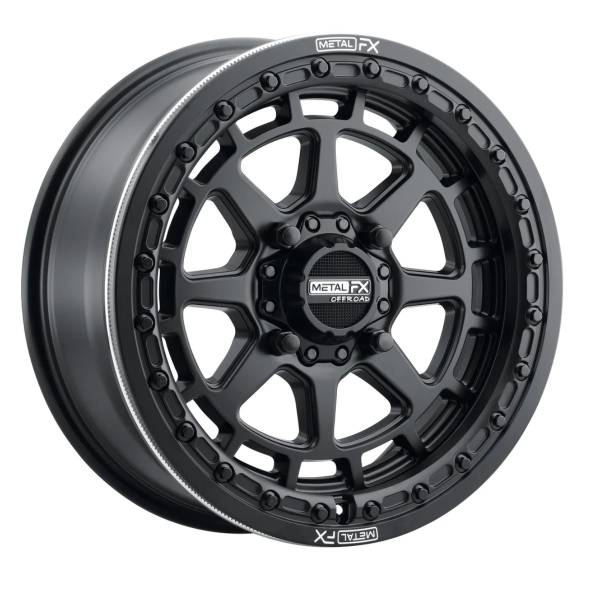 Metal FX Offroad Wheels - 17” OUTLAW BEADLOCK | SATIN BLACK | CAST ALUMINUM