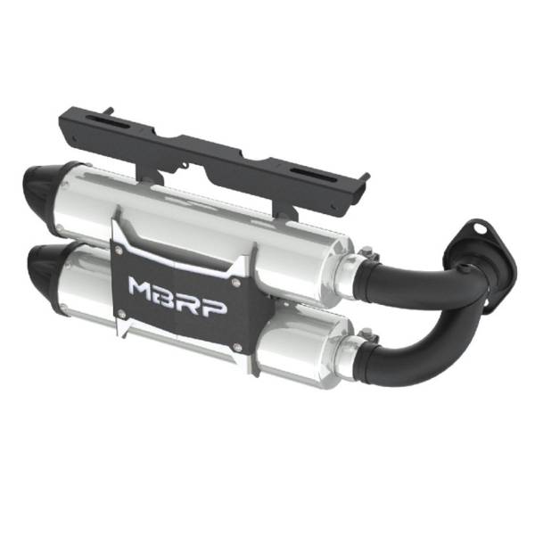 MBRP - Stacked Dual Slip-on Muffler 2015-17 Polaris RZR XP 1000 - Performance Series