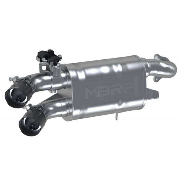 MBRP - 2020-2024 RZR Pro XP / Turbo R 2.5" Slip-on, Active Exhaust, Dual Out