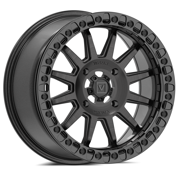 Valor Offroad - V09 Flow Formed Charcoal Beadlock UTV Wheel - Valor Offroad