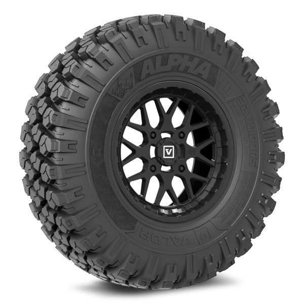 Valor Offroad - UTV Wheel and Tire Kit - Valor V03 on Alpha UTV Tires