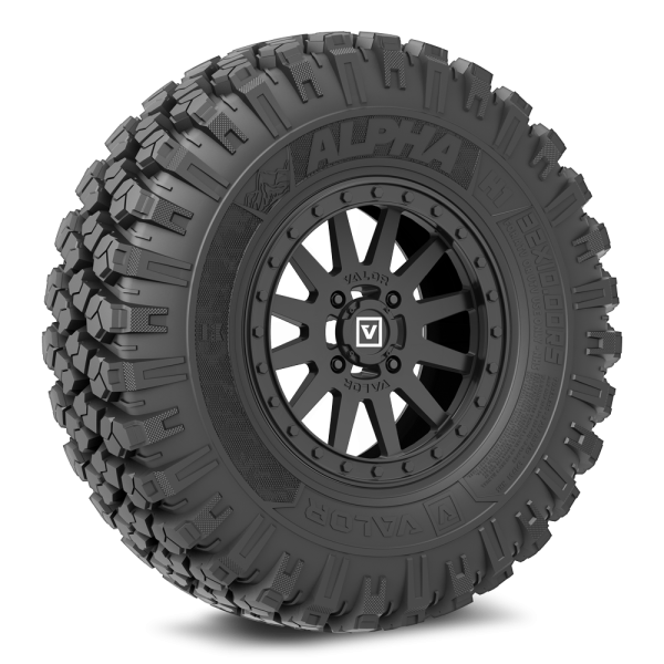 Valor Offroad - New UTV Wheel and Tire Kits - Valor V05 Beadlock on Alpha UTV Tires