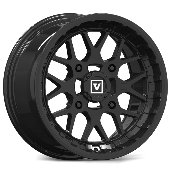 Valor Offroad - V03 UTV Wheel - Valor Wheels Gloss Black Lightweight UTV Wheel