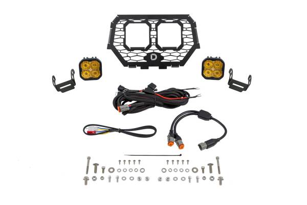 Diode Dynamics - Stage Series LED Grille Kit for 2014-2018 Polaris RZR XP, Pro Yellow Fog Diode Dynamics