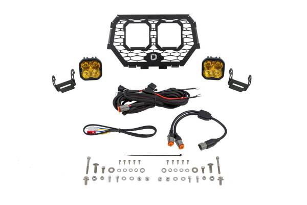 Diode Dynamics - Stage Series LED Grille Kit for 2014-2018 Polaris RZR XP, Pro Yellow Combo Diode Dynamics