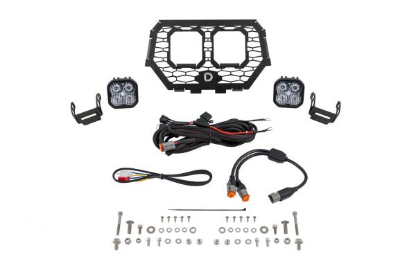 Diode Dynamics - Stage Series LED Grille Kit for 2014-2018 Polaris RZR XP, Pro White Combo Diode Dynamics