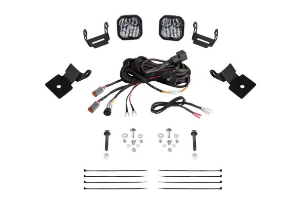 Diode Dynamics - Stage Series SS3 A-Pillar Pod Kit for 2014-2018 Polaris RZR XP, Sport White Combo Diode Dynamics