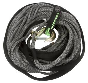 Winch Rope Jeep/Truck 3/8 Inch x 80 Foot Black VooDoo Offroad