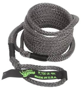 Recovery - Ropes & Tow Straps - VooDoo Offroad - Kinetic Recovery Rope UTV 1/2 Inch x 10 Foot Black VooDoo Offroad