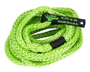 Kinetic Recovery Rope Truck/Jeep 3/4 Inch x 20 Foot Green With Rope Bag VooDoo Offroad