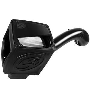 S&B - Cold Air Intake For 16-19 Silverado/Sierra 2500, 3500 6.0L Dry Extendable White S&B - Image 1