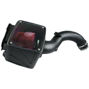 S&B - Cold Air Intake For 04-05 Chevrolet Silverado GMC Sierra V8-6.6L LLY Duramax Cotton Cleanable Red S&B - Image 1