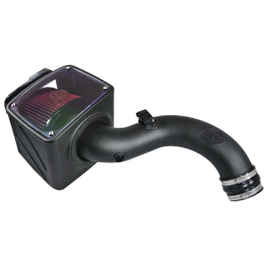 S&B - Cold Air Intake For 04-05 Chevrolet Silverado GMC Sierra V8-6.6L LLY Duramax Cotton Cleanable Red S&B - Image 6