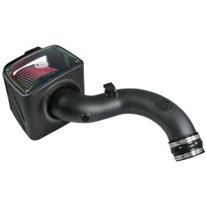 S&B - Cold Air Intake For 04-05 Chevrolet Silverado GMC Sierra V8-6.6L LLY Duramax Cotton Cleanable Red S&B - Image 8