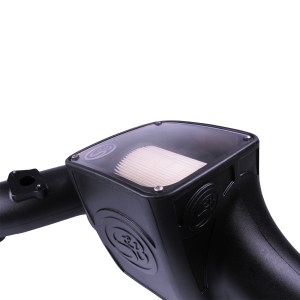 S&B - Cold Air Intake For 03-07 Ford F250 F350 F450 F550 V8-6.0L Powerstroke Dry Extendable White S&B - Image 2